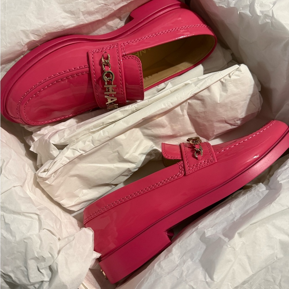 Chanel Pink Loafers for Women
